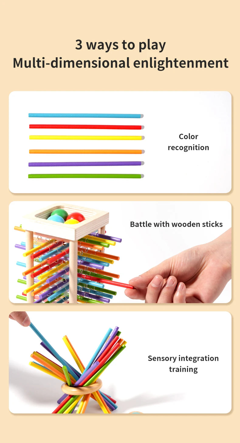 Sensory Toy Colour Stick Balance Game
