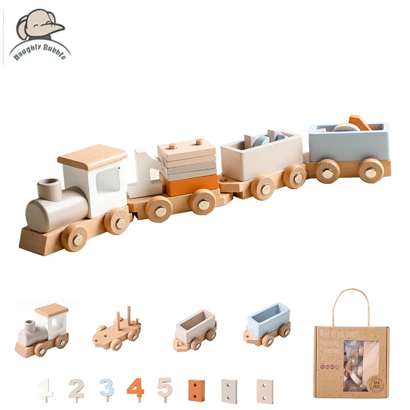 Tiny Travellers: Wooden Transport Set