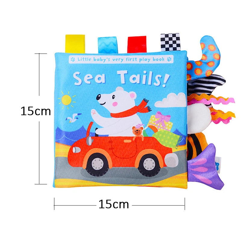 Touch & Discover: High Contrast 3D Cloth Book for Babies