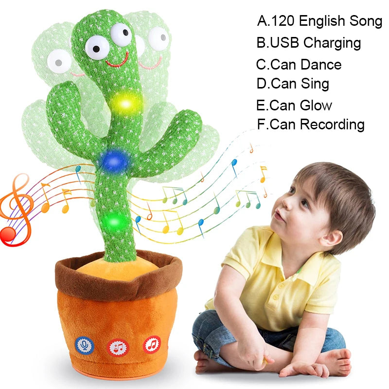 Cactus Chatter: Interactive Dance & Talk Plush