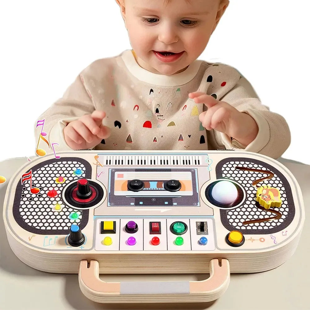 Sensory Toy Wooden Switch Board