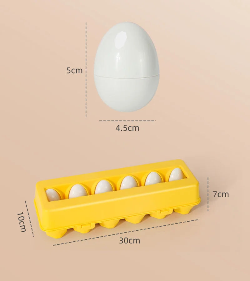 Eggsperience 3D: Quebra-cabeça Montessori para crianças