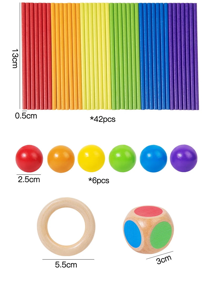 Sensory Toy Colour Stick Balance Game