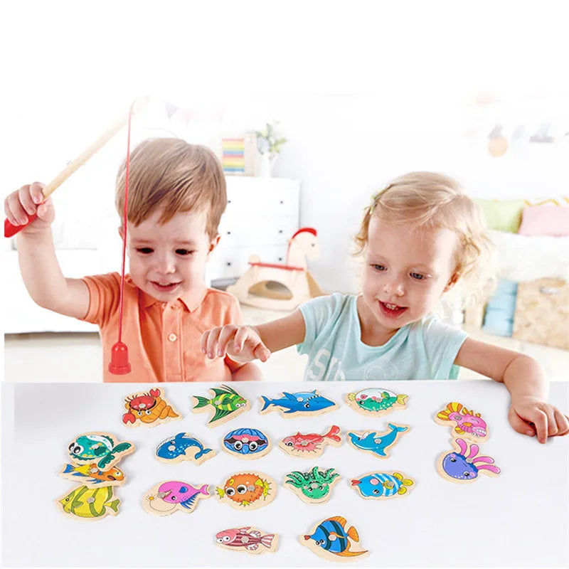 Magnetic Ocean Adventure: Montessori Fishing Toys for Kids