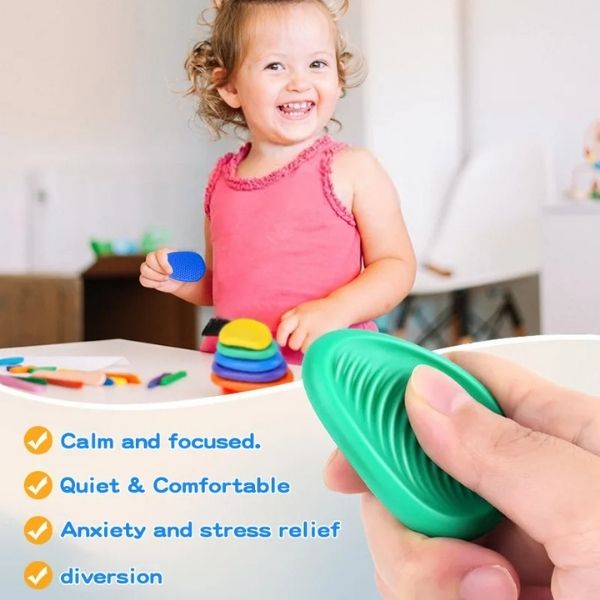 Sensory Toy Fidget Stones Set for Focus and Relaxation 05