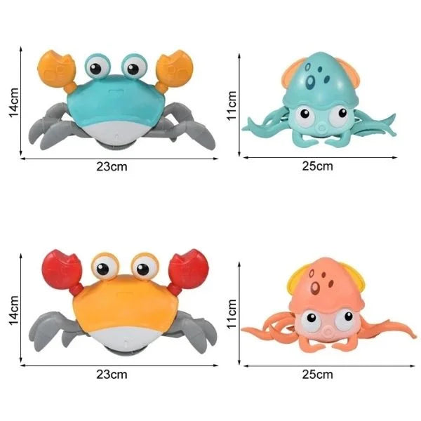 Sensory Toys Crab & Octopus Baby Play Set 010