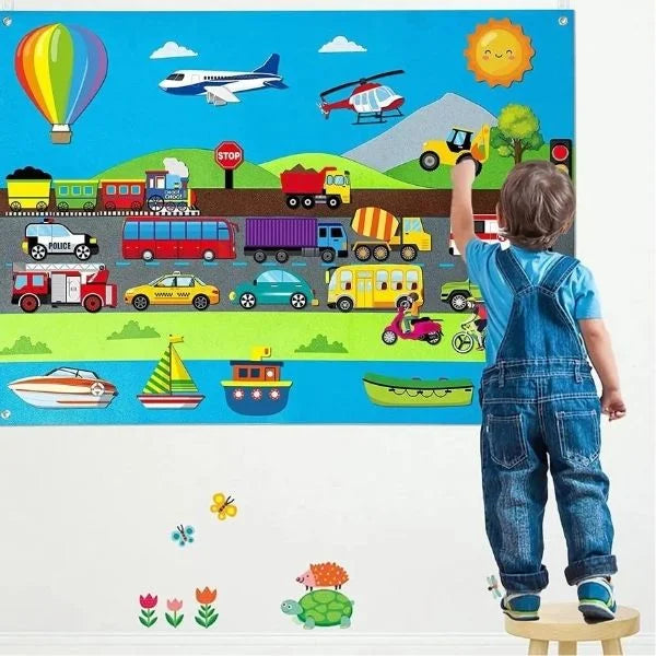 Sensory Toys Interactive Adventure Felt Board 01
