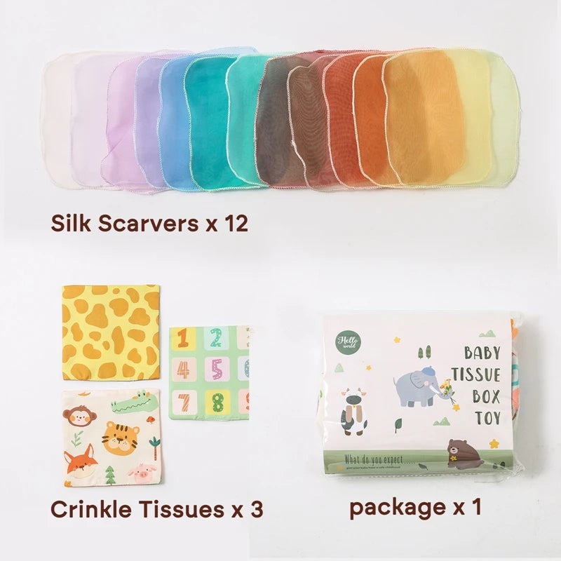 Tissue Treasure: Montessori Sensory Box for Curious Little Hands