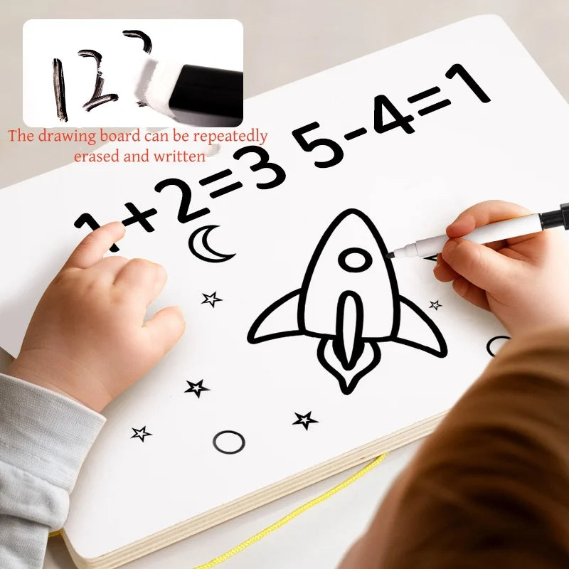 Montessori DuoPlay: Magnetic Maze & Drawing Board Adventure