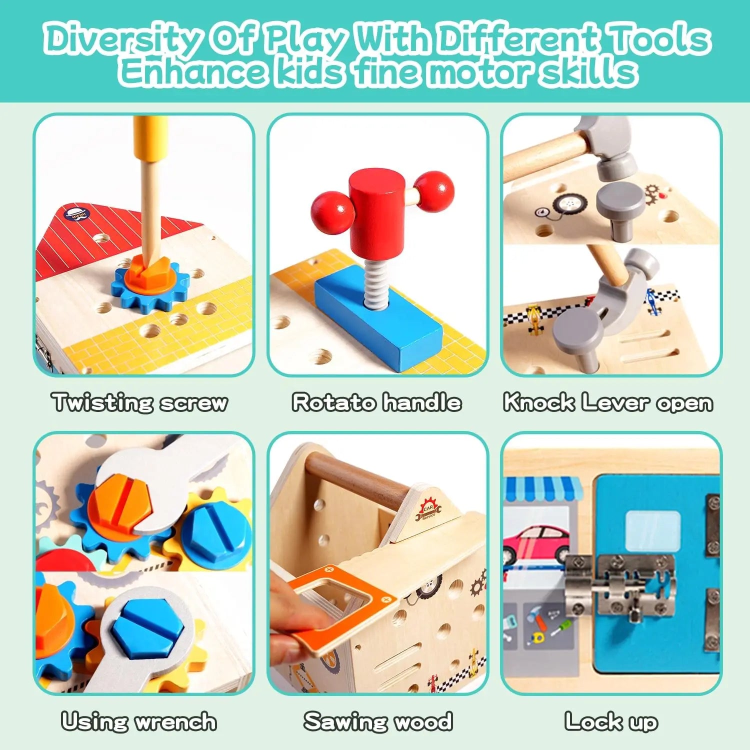 MiniFix Workshop: Wooden Toolbox for Little Builders
