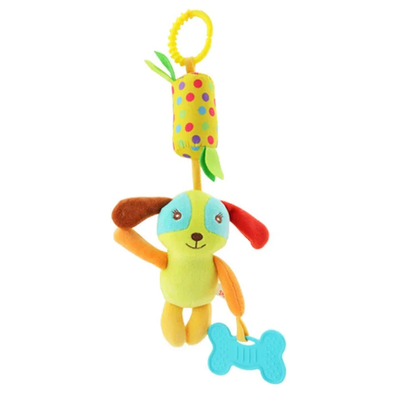 Baby Sensory Hanging Rattle Toy with Teether 16