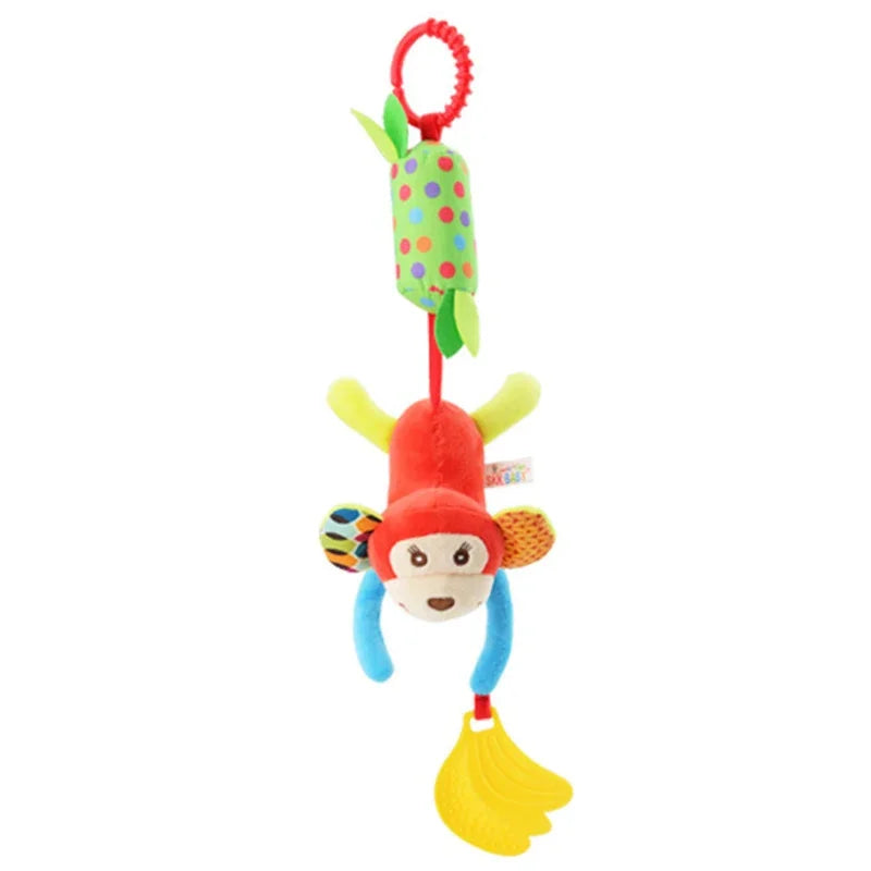 Baby Sensory Hanging Rattle Toy with Teether 4