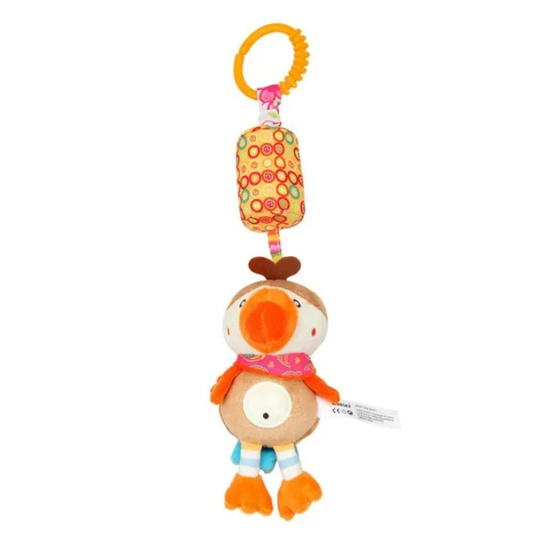 Baby Sensory Hanging Rattle Toy with Teether 6