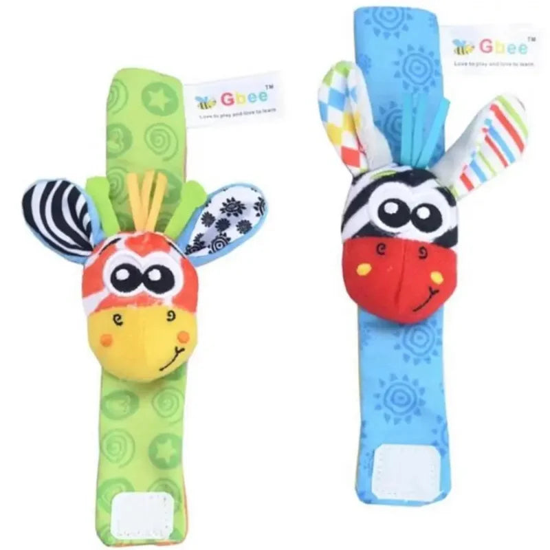 Cartoon Rattle Set Sensory Toy for Babies 10
