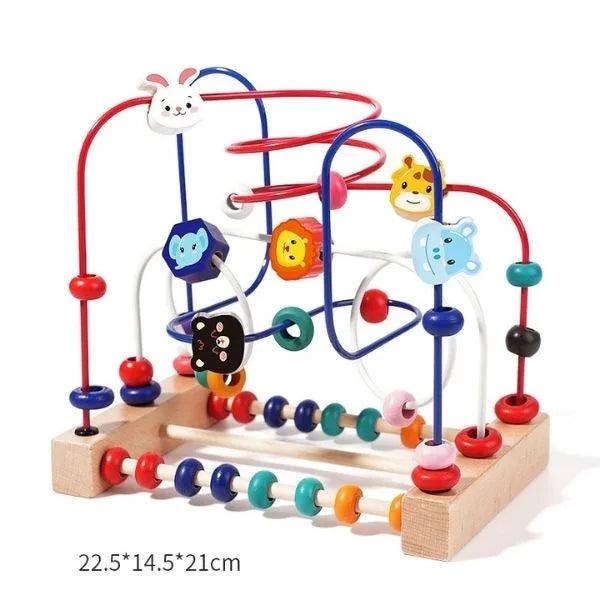 Colour and Count Maze Wooden Educational Toy 02