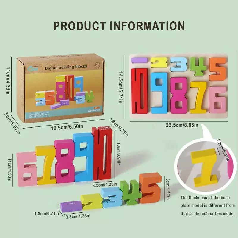 Educational Toy Digital Number Blocks 04