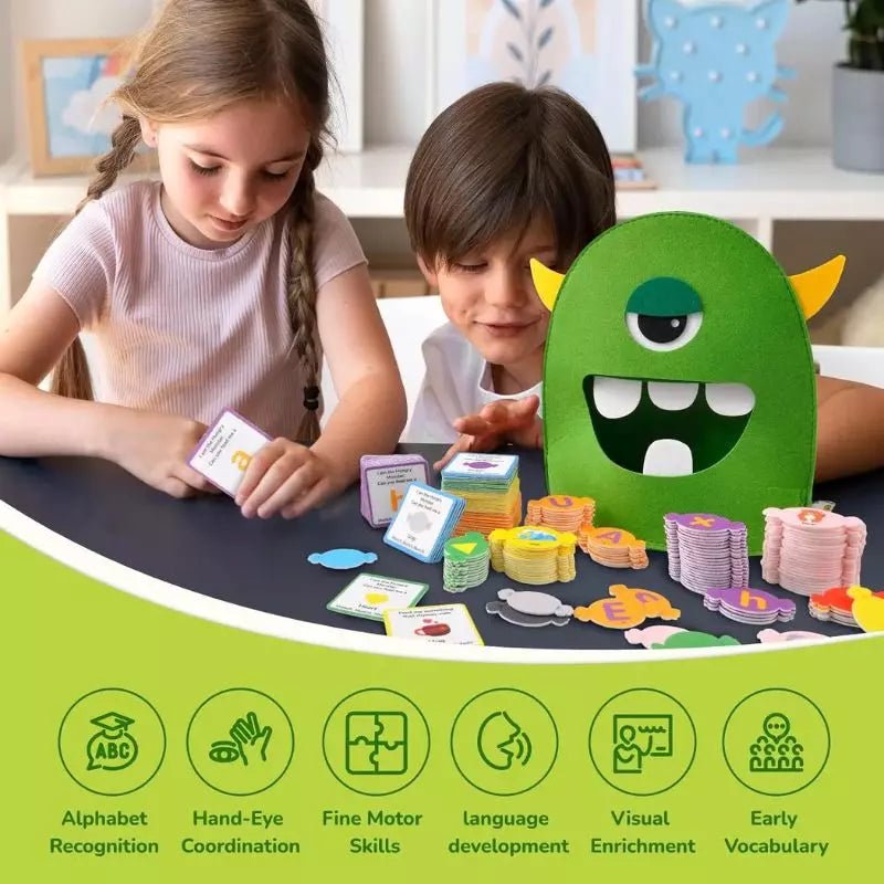 Educational Toy Letter Match Monster Game UK