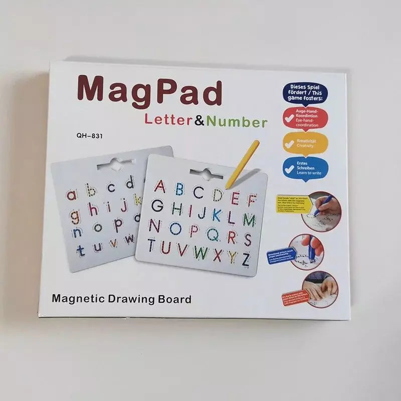 Educational Toy Magnetic Alphabet Tracing Board 02
