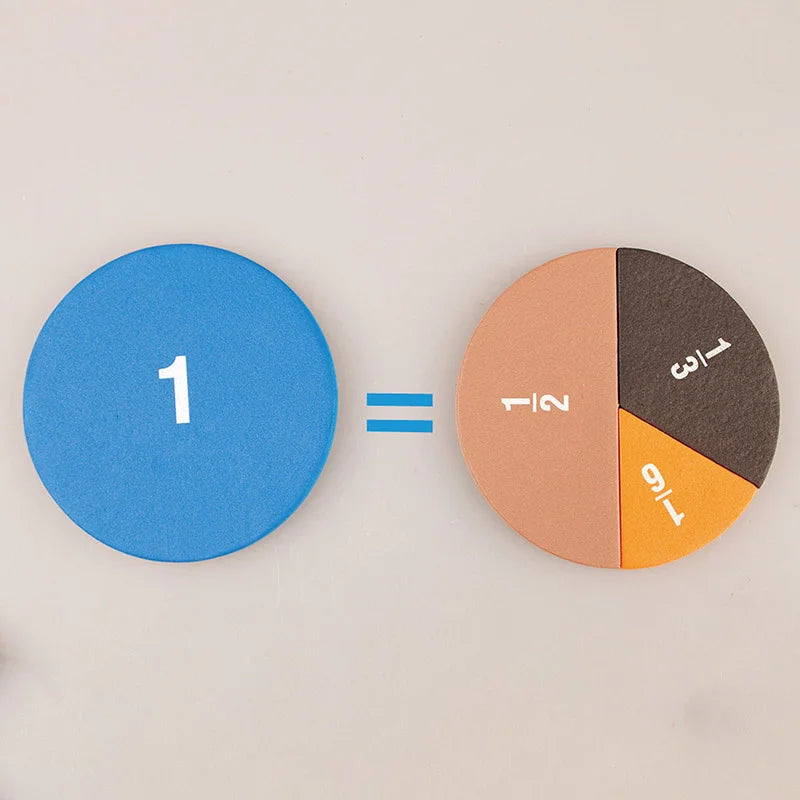 Math Whiz: 51-Piece Fraction Learning Set for Kids