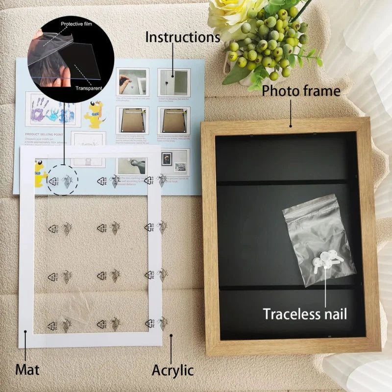 Kids Magnetic Art Display Frame 9