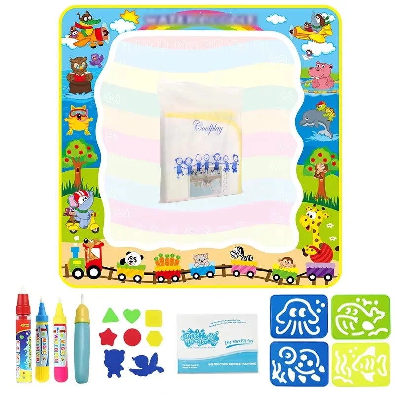 Magic Educational Toy Water Drawing Mat for Kids 10