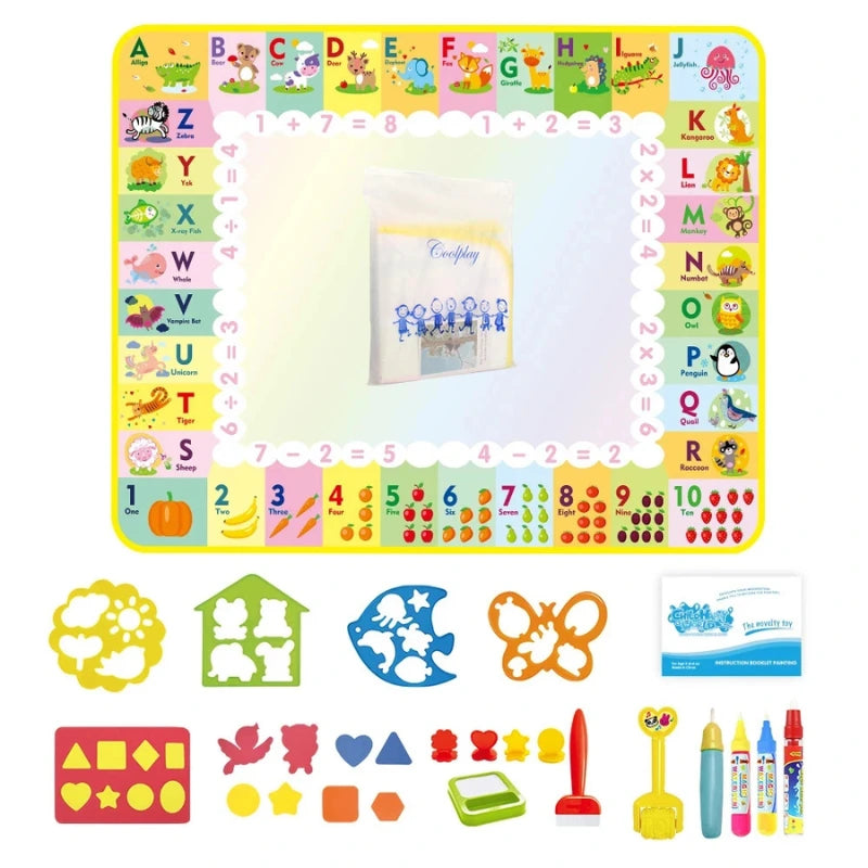 Magic Educational Toy Water Drawing Mat for Kids 6