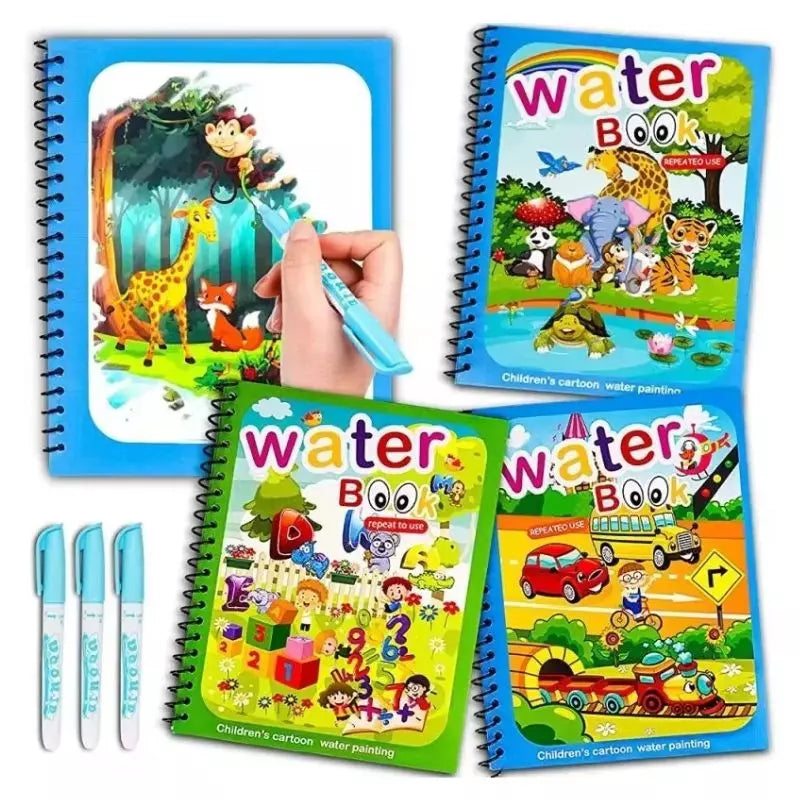 Magic Water Book with Pen