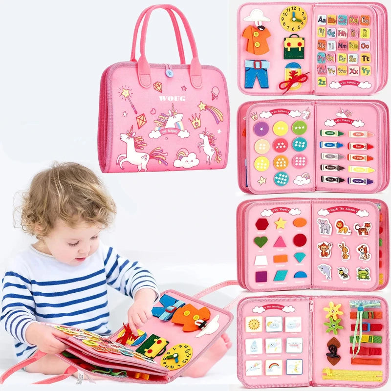 Montessori Busy Board Activity Book for Toddlers 05