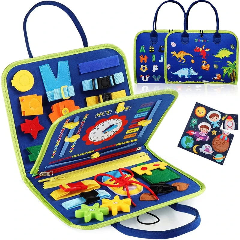 Montessori Busy Board Activity Book for Toddlers 09