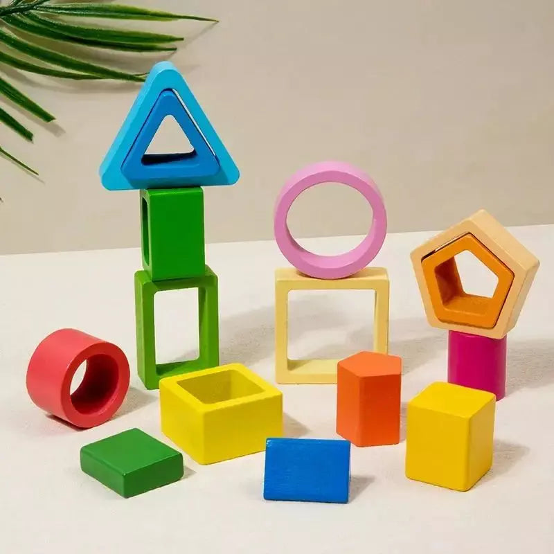 Montessori Toy Sorting & Stacking Set