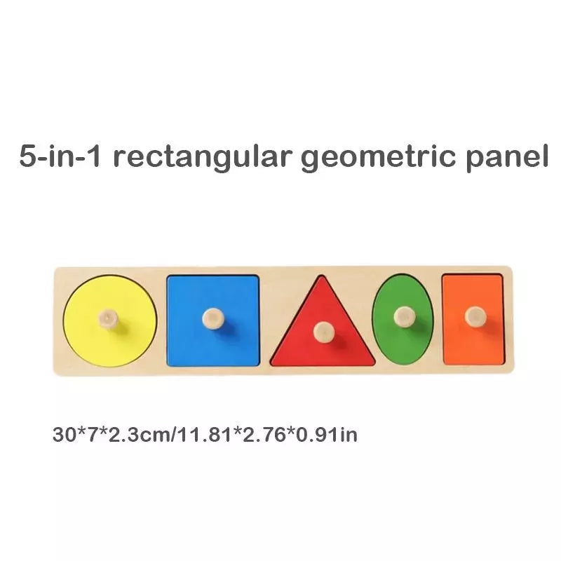 Montessori Toy Wooden Shape & Colour Puzzle 03