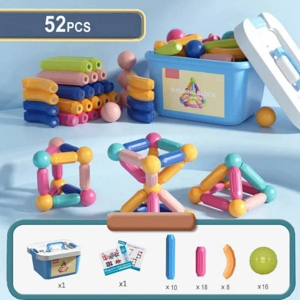 Montessori Magnetic Building Construction Toys for Kids 03