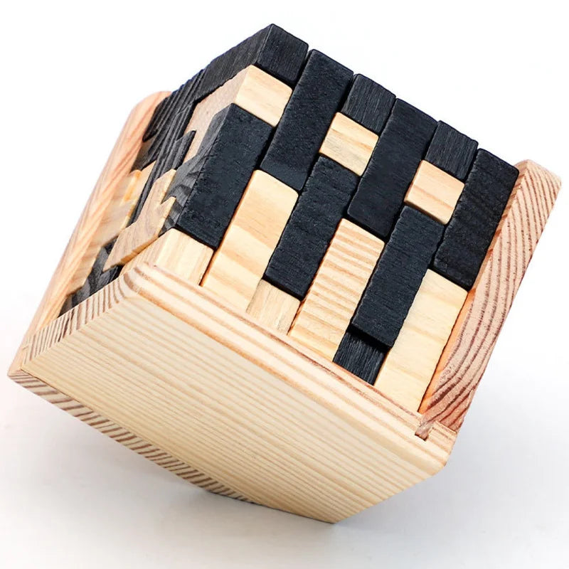 Luban Logic Cube: 3D Wooden Puzzle for Bright Young Minds