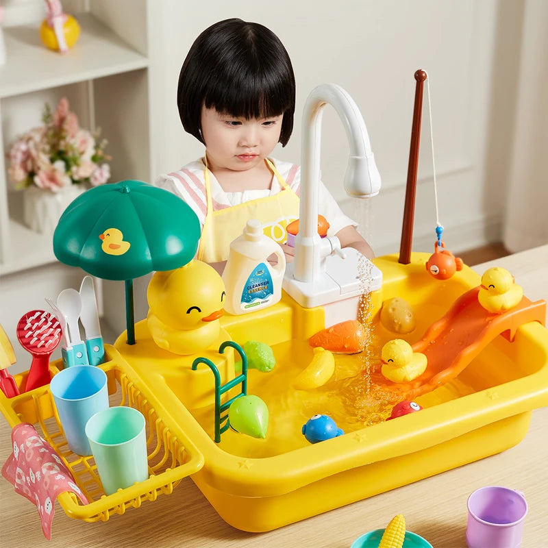 Splash & Serve: Playful Water Kitchen Set