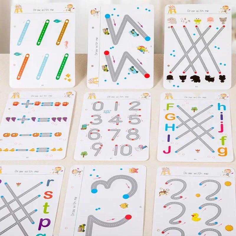 MagicFlow Copybook: Reusable Tracing Fun for Montessori Minds