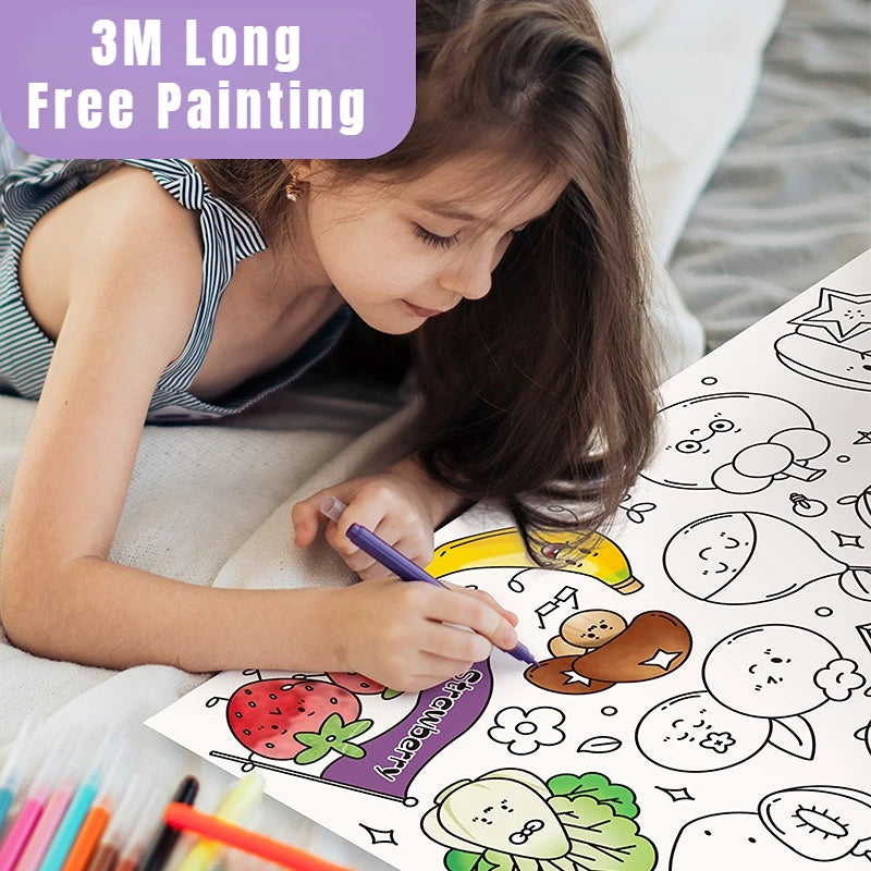ColourScroll: Giant DIY Drawing Roll for Little Artists