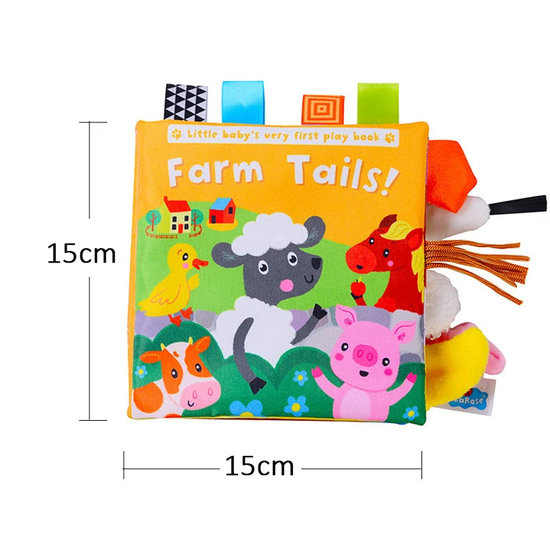 Touch & Discover: High Contrast 3D Cloth Book for Babies