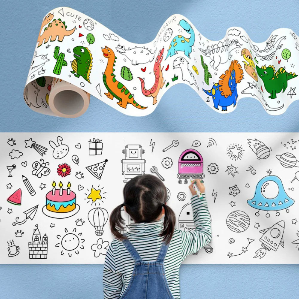 ColourScroll: Giant DIY Drawing Roll for Little Artists