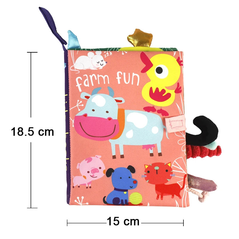 Touch & Discover: High Contrast 3D Cloth Book for Babies
