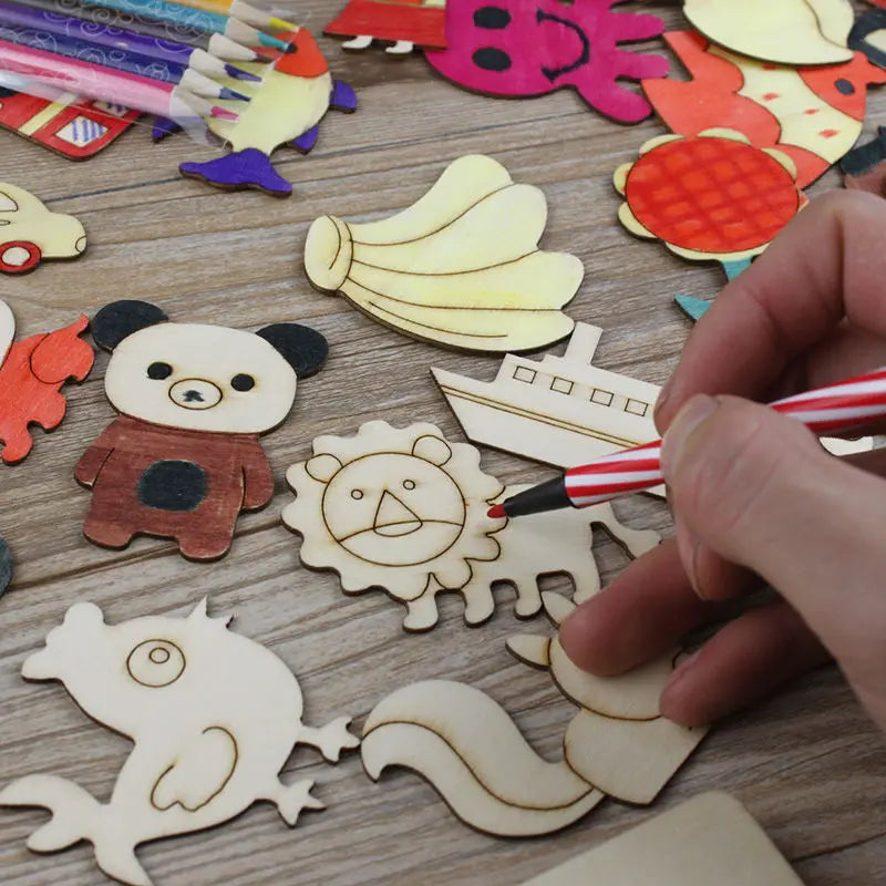 InspiraDraw: 32-Piece Creative Stencil Set for Kids