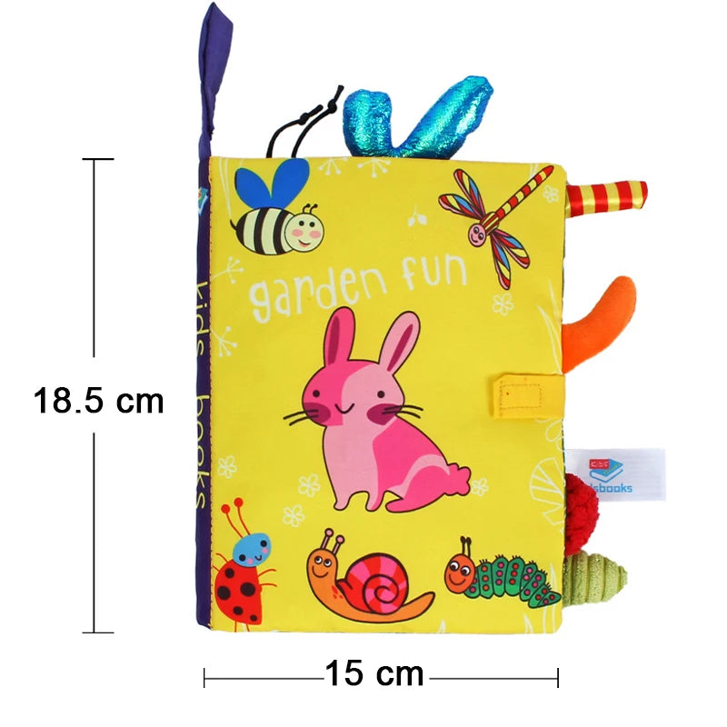 Touch & Discover: High Contrast 3D Cloth Book for Babies