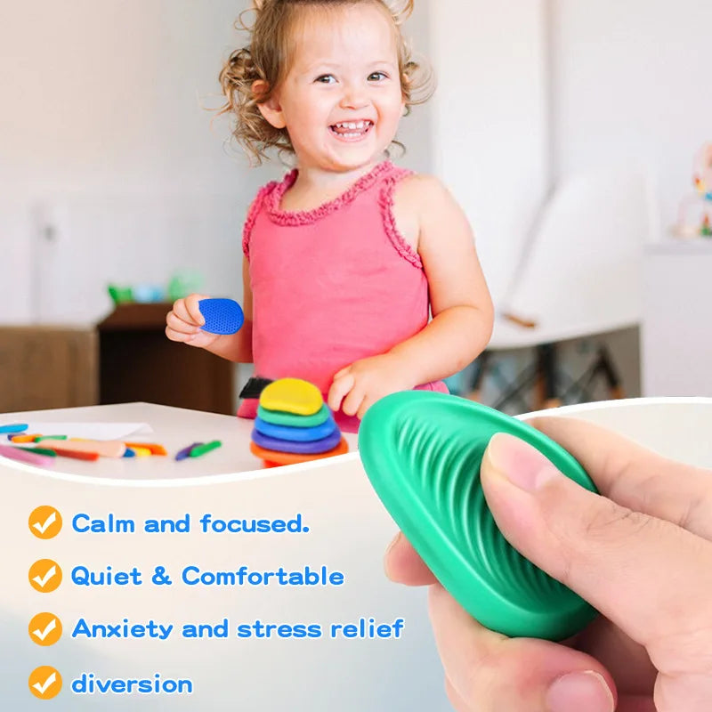 CalmStones: Sensory Fidget Set for Focus & Relaxation