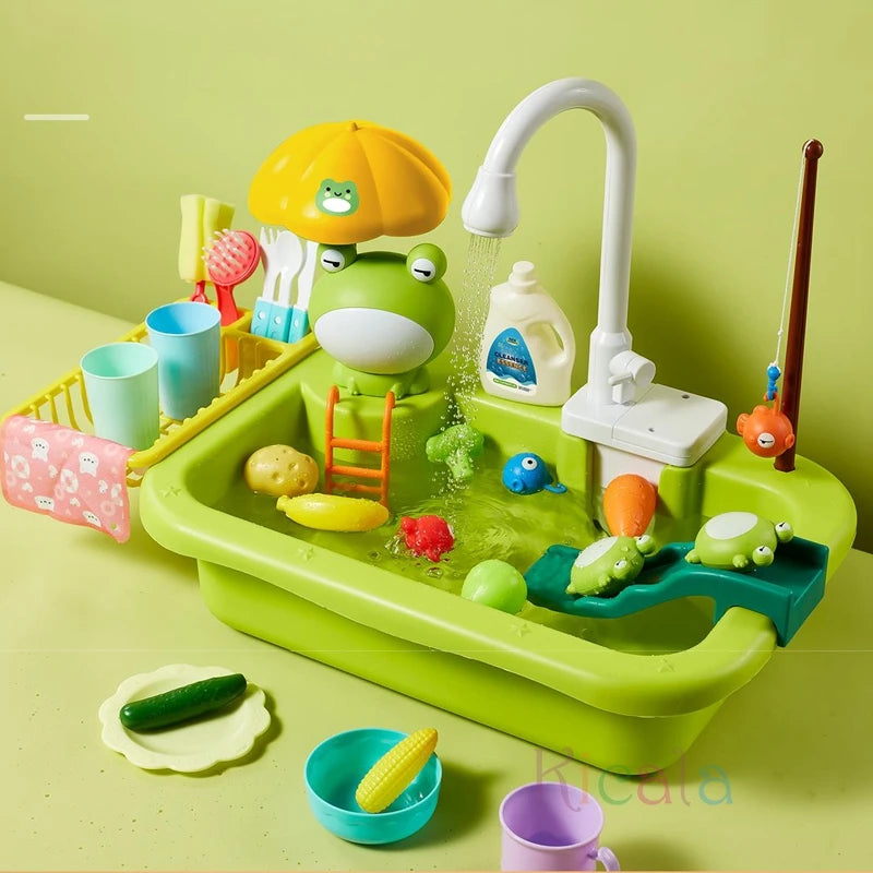 Splash & Serve: Playful Water Kitchen Set