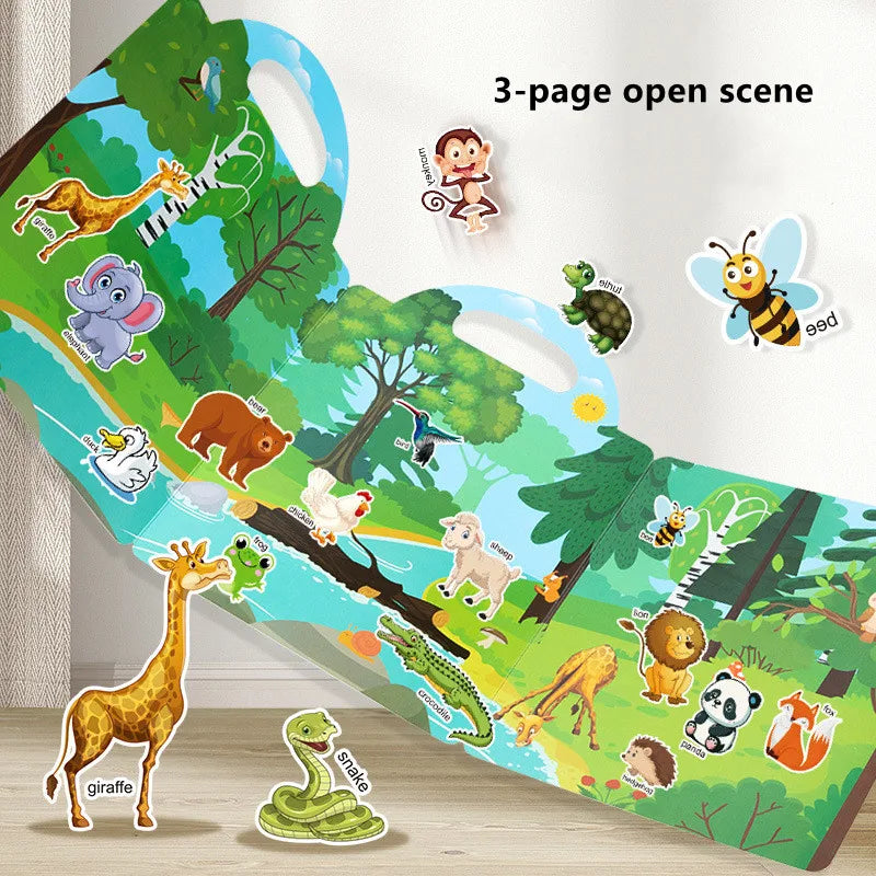StickerStory: Reusable Sticker Book for Kids
