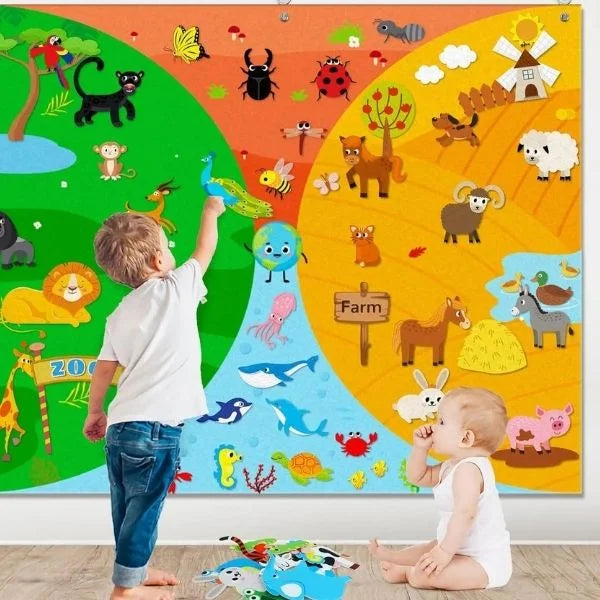 Sensory Toys Interactive Adventure Felt Board 05