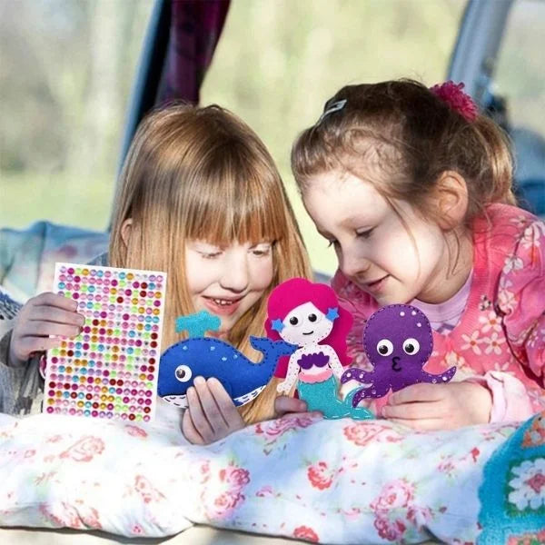 Sensory Toys Kids Sewing Kit Snuggle Stitch Set 01