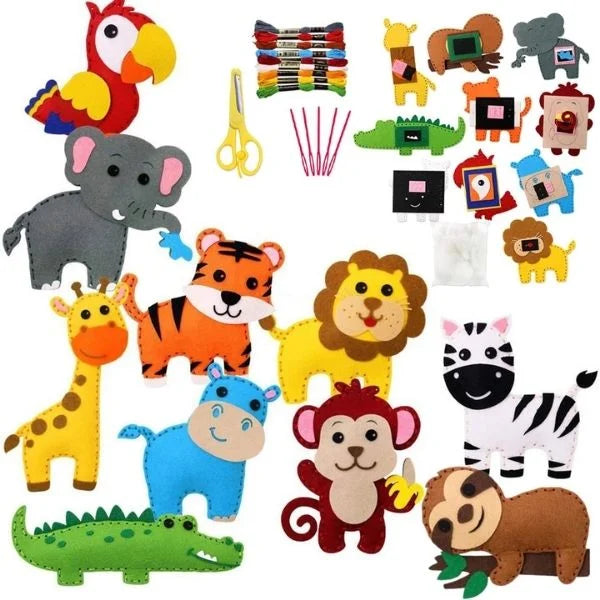 Sensory Toys Kids Sewing Kit Snuggle Stitch Set 02