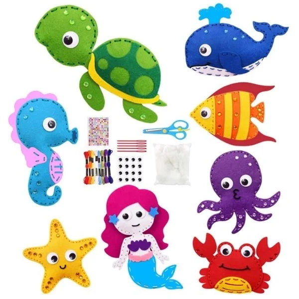 Sensory Toys Kids Sewing Kit Snuggle Stitch Set 06