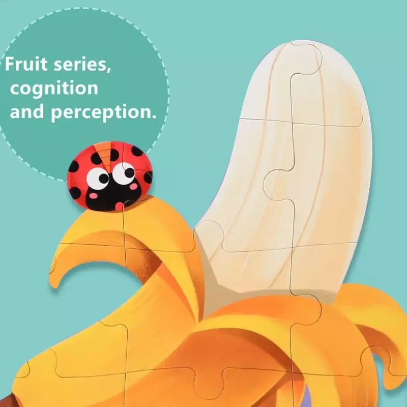 Wooden Puzzle Magnetic Montessori Activity Book UK